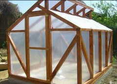 8′ x 10′ Framed Greenhouse Plans / GARDEN HOUSE Detailed Building Drawings