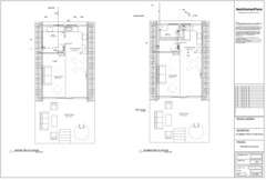 20’x42 1 Bed, 1 Bath Modern A-Frame Cabin Architectural Build Plans PDF.