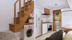 8×26 Feet Tiny House Plans 2.5×8 Meter 2 Beds Shed Roof Full Plan (A4 Hard Copy)