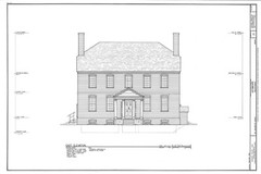 Kenmore Plantation, traditional colonial house, 4+ bedrooms, printed home plans