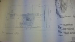 HILLS-DECARO FRANK LLOYD WRIGHT HOUSE, SET OF RESTORATION BLUEPRINTS from 1976