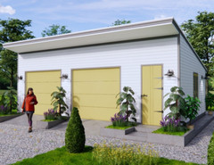 30×20 Garage Shed Plan 9×6 Meter 2 Car Shed Roof PDF Plans (A4 Hard Copy)