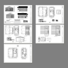 40×42 Apartment with 2-Car 1-RV Garage – PDF FloorPlan – 1,153 sqft – Model 2