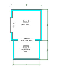 Greenhouse Shed Plans with Storage-Backyard Greenhouse Design