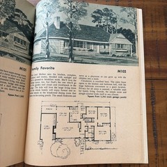 Vintage MCM Mid Century Home House Plans Book Catalog 52 Plans For 1952