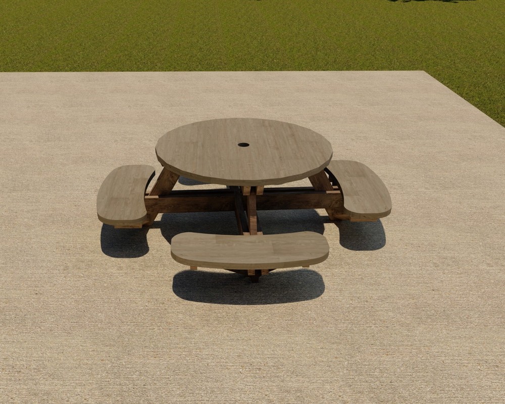 Round Picnic Table Woodworking Plans – Complete Guide with Shopping List & More