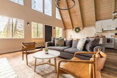 Modern Vacation A-Frame 24′ x 40′ Open Plan Cabin / Construction Blueprint House