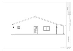 Modern American Style Farm House Plan, 55’x40’ with CAD File, Blueprint PDF