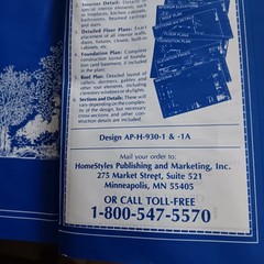 HOUSE OF THE WEEK STUDY PLAN. VINTAGE AP NEWSFEATURES, ARCHITECT DESIGNED HOUSES
