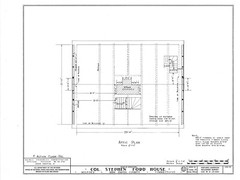 Early Colonial timber framed house, 4 bedrooms, printed architectural plans