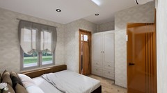 Small House Plan 4×7 M 13×23 Feet 2 Beds PDF Plan PDF Full Plan (A4 Hard Copy)