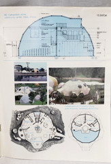 1970s Brochures/Building Plans GEODESIC DOME HOME LIVING by Cathedralite, Fuller