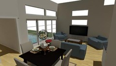 ARCHITECT DESIGNED MODERN HOUSE PLAN, 2,264S.F!, 4BR, 2.5BA, MASTER SUITE, 2-CAR