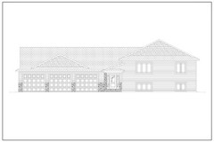 3 Stall Garage Split Level Home Plan – 6 Bedroom 3 Bath with Large Master Suite