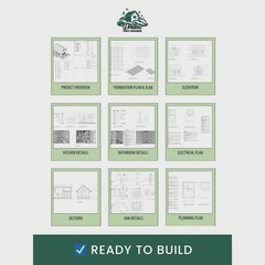 The Auberge Tiny House Blueprint Set (CAD File + Materials List)