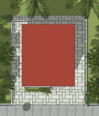 21×25 Feet Small House Plan 6.5×7.5 Meter 2 Beds 2 Bath Shed Roof (A4 Hard Copy)