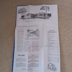 HOUSE OF THE WEEK STUDY PLAN. VINTAGE AP NEWSFEATURES, ARCHITECT DESIGNED HOUSES