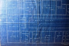 Antique Lal Bagh Palace Indore Architectural Plan & Lay-Out First Floor 1926 Old