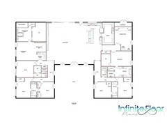 ADULT CARE CENTER-HACIENDA CUSTOM HOME-7BEDROOMS 6-BATHS 5610 SQ FT FLOOR PLAN