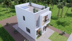 17×23 Feet Small House Plans 5×7 Meter 2 Bed 2 Bath PDF Plan (A4 Hard Copy)