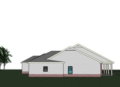 Abbigale 2161G 3 SIDING-BRICK home, house plan 4 beds, 2.5 baths PDF