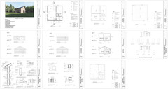ADU Tiny House 1 bed 1 bath Floor Plan 24’x24′ layout, 576 sq ft | PDF Download
