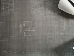 FRANK LLOYD WRIGHT : PROJECT FOR B. MARDEN BLACK , 1947 , ROCHESTER MINN.