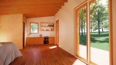 Modern 19′ x 28′ ADU/In-law Cabin / Guest / Tiny House Plans and Blueprints