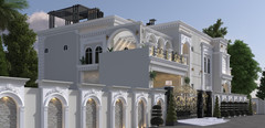 Custom Luxury House Plan | 4 Bedroom Modern Villa Design | 2D CAD + 3DFloor Plan
