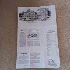 HOUSE OF THE WEEK STUDY PLAN. VINTAGE AP NEWSFEATURES, ARCHITECT DESIGNED HOUSES