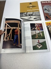 Deck Building Plans Guides Lot DIY Home Improvement Porches Patios Ortho Books