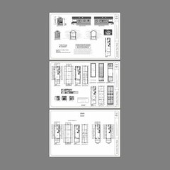 10×28 Tiny House — 476 sq ft — PDF Floor Plan — Model 4F