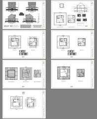 24×24 House — 2 Bedroom 2.5 Bath — PDF FloorPlan — 1,088 sqft — Model 12A