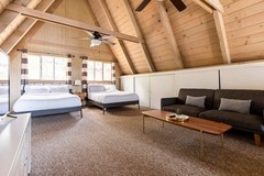 Modern Vacation A-Frame 24′ x 40′ Open Plan Cabin / Construction Blueprint House