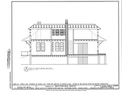 Southern Railroad Station, Montpelier, VA, architectural drawings, large set
