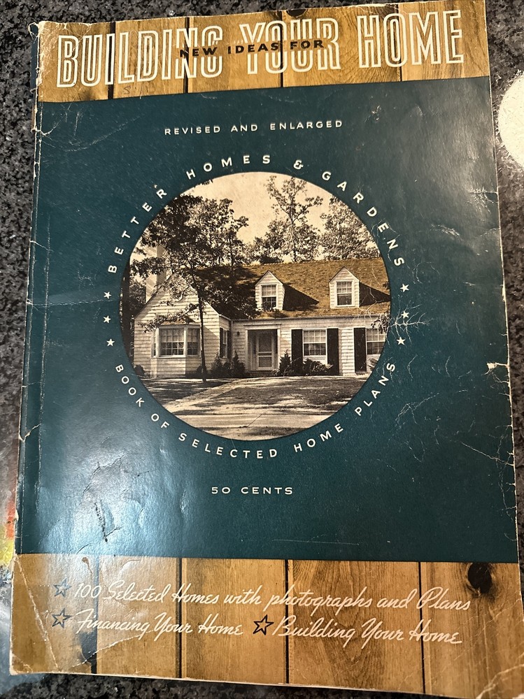 1938 House Plans Book – Newest Home Plans for Better Living -Better Homes Garden