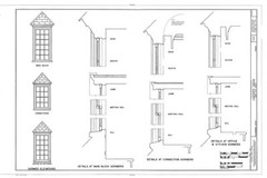 Carter’s Grove Plantation – colonial brick mansion, architectural PRINTED Plans
