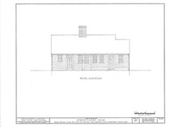 Cape Cod colonial house, 3 bedroom floor plan, architectural drawings & details