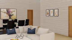 33×69 House plans — 4 Bedroom 3 Bath — 1587 sq ft — PDF Floor Plan