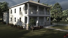 BLUEPRINTS AMERICAN FOURSQUARE 2-STORY PLAN ARCHUP #125