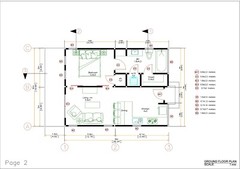 20×26 Feet Tiny House Plans 6×8 Meter 1 Bed 1 Bath Shed Roof PDF (A4 Hard Copy)