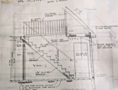 1989 Vintage 2 Story Double Car Garage Addition 18 Page Paper Blueprint Plan
