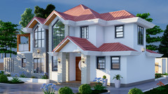 Modern Villa House Design (4 bedroom)