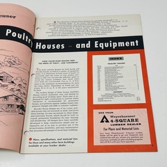 1960 Poultry Brooder Range Laying Shed Barn House Equipment Plans Blueprints