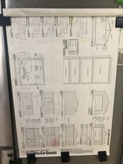 Build It Yourself 2 Car Garages 24’ Gable Entry Garlinghouse Plans 6 pages