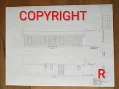 Brighton House Plan 1,512 SQFT 3 BED 2 BATH Ranch Printed House Plan Set