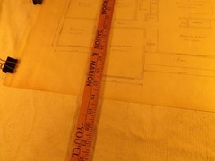 VINTAGE HOUSE BLUEPRINTS #9— 18″ X 24″ SEE PICTURES 2 PAGES