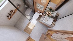 30×36 Ft House Plans 3d 9×11 Mt 4 Beds 4 Baths Hidden Roof CAD PDF &A4 Hard Copy