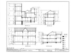 Tudor Style Victorian castle, detailed house plans
