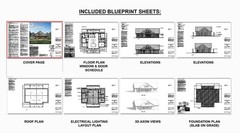 Ashwood Farmhouse Barndominium House Plan – 60×40, 2296 SF, 4 Bed 3 Bath – Moder